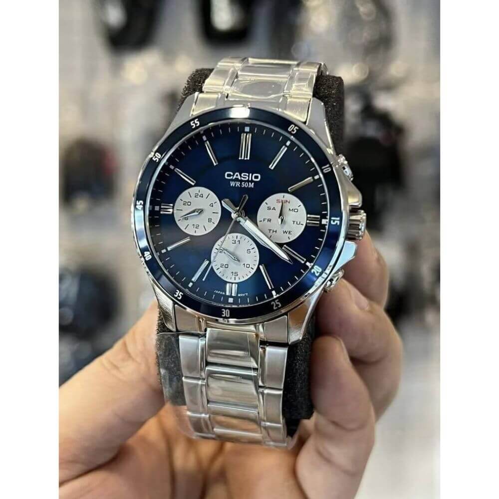 Casio Enticer Multifunction Chain Watch MTP-1374D-2A3VDF