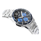 Casio Enticer Multifunction Silver Chain Watch MTP-1374D-2AVDF