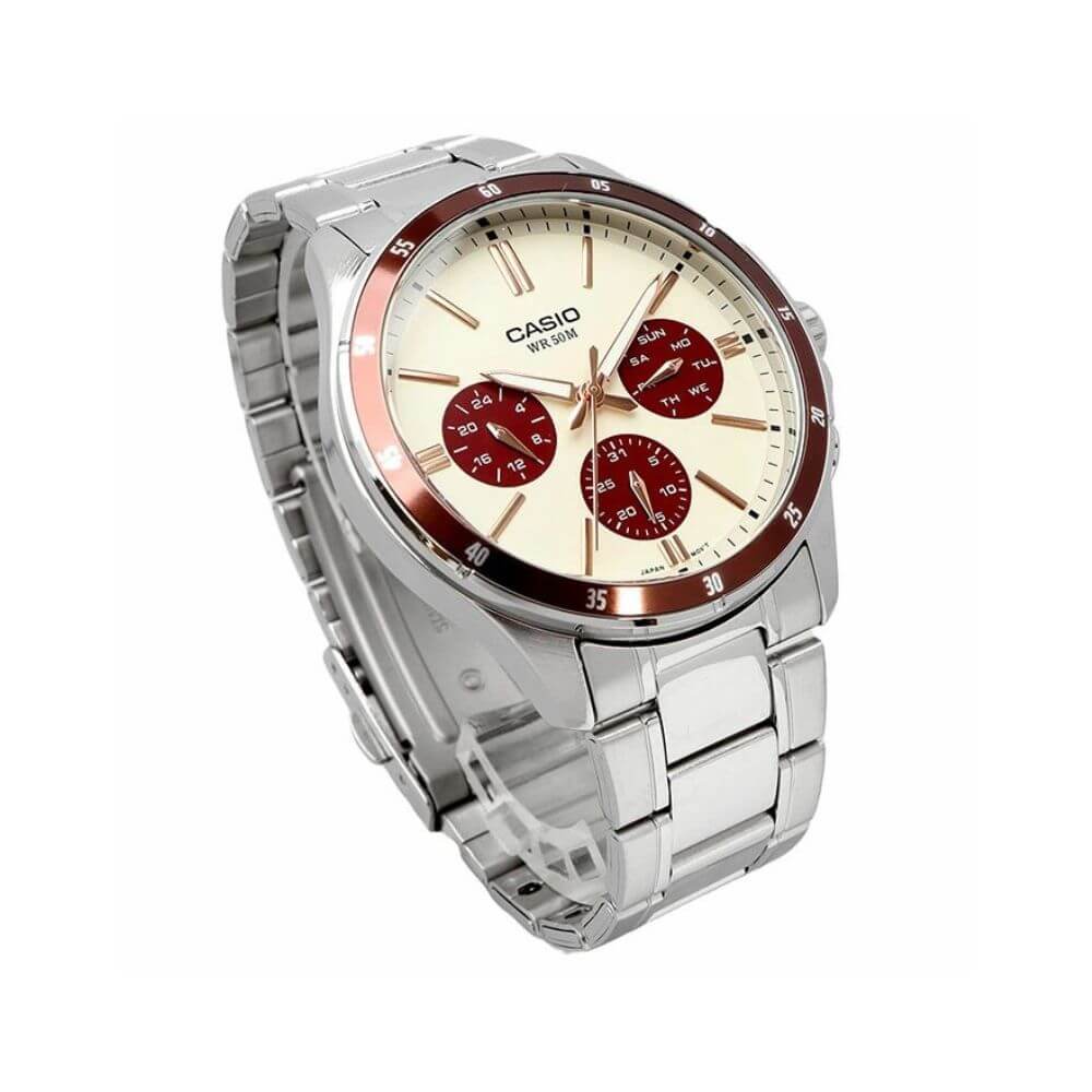 Casio Enticer Multifunction Chain Watch MTP-1374D-5A2VDF