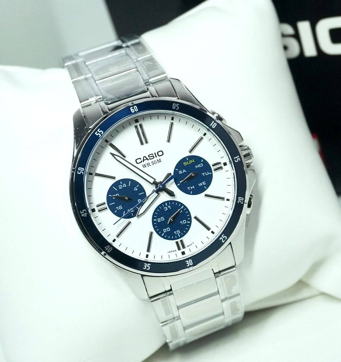 Casio Enticer Multifunction Chain Watch MTP-1374D-7A2VDF