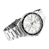 Casio Enticer Multifunction Silver Chain Watch MTP-1374D-7AVDF