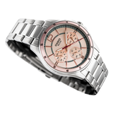 Casio Enticer Multifunction Silver Chain Watch MTP-1374D-9AVDF