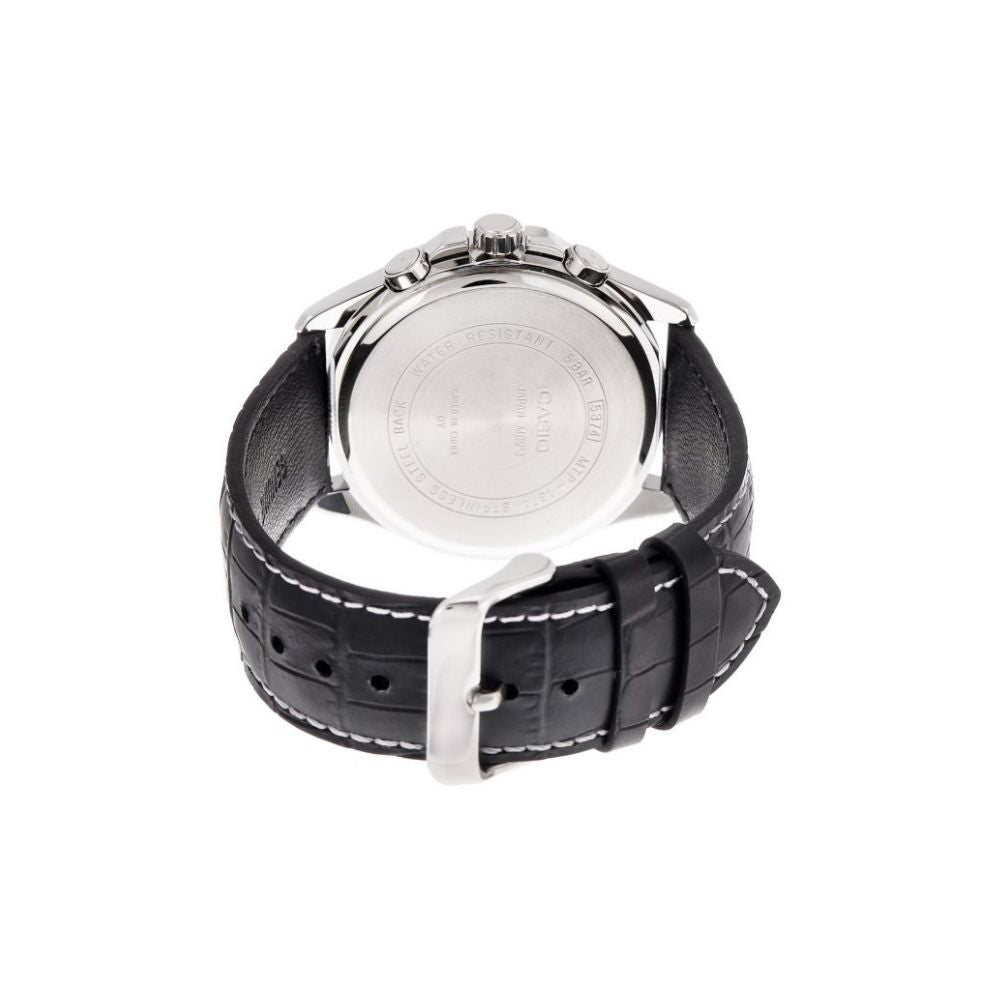 Casio Enticer Multifunction Leather Belt Watch MTP-1374L-1AVDF