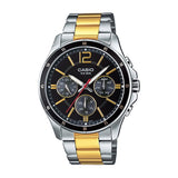 Casio Enticer Multifunction Two Tone Chain Watch MTP-1374SG-1AVDF