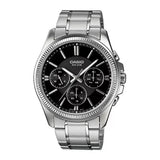 Casio Enticer Multifunction Silver Chain Watch MTP-1375D-1AVDF