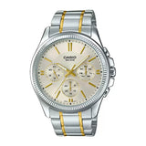 Casio Enticer Multifunction Two Tone Chain Watch MTP-1375SG-9AVDF