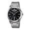 Casio Enticer Day Date Men's Watch - MTP-1381D-1AVDF, Stainless Steel Band, Silver/Black