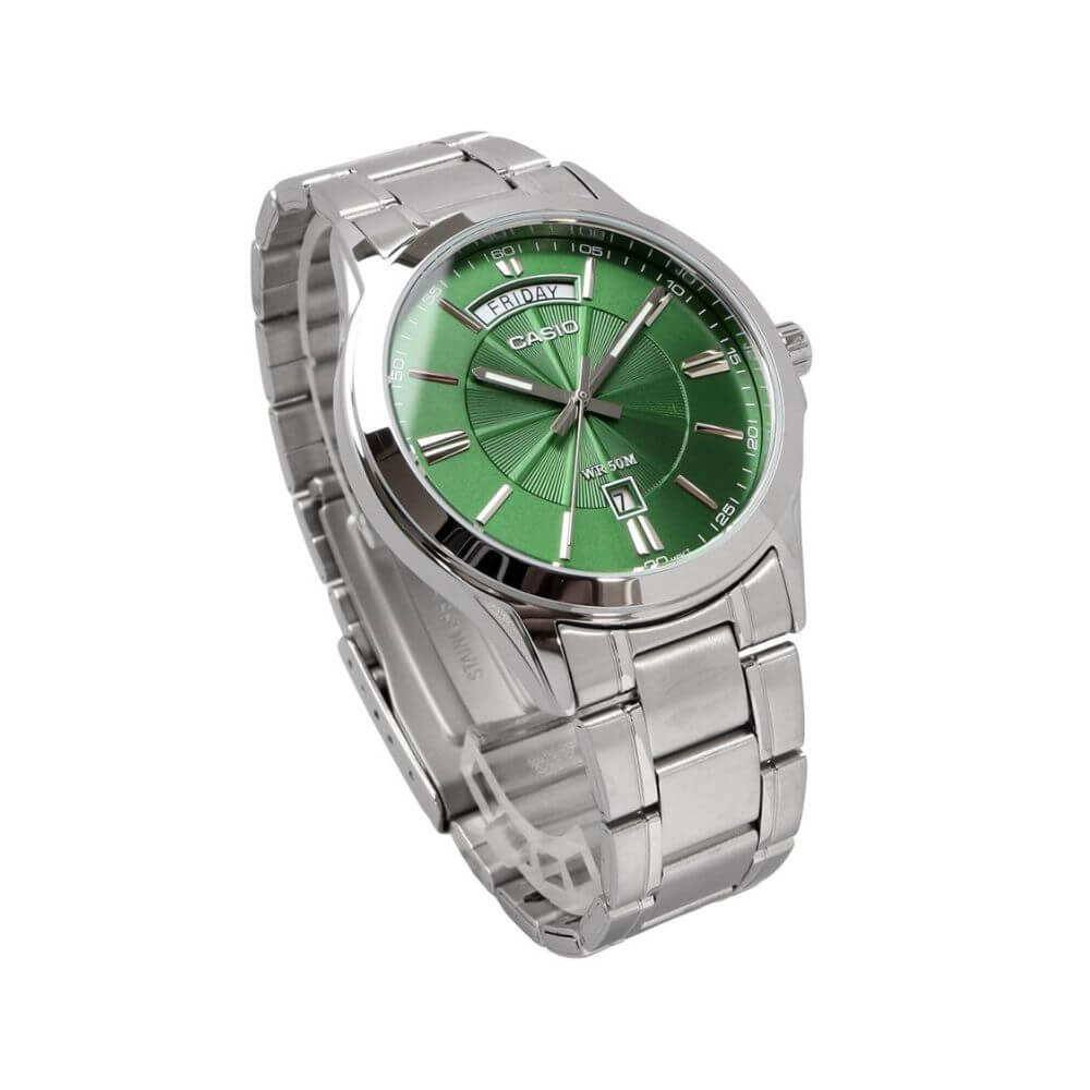 WW3137 Casio Enticer Day Date Chain Watch MTP-1381D-3AVDF Casio