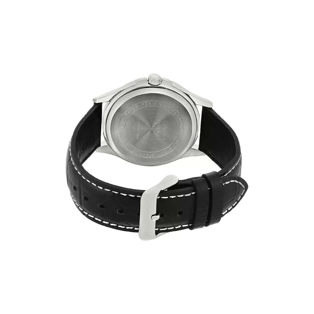 Casio Enticer Day Date Leather Belt Watch MTP-1381L-1AVDF