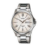 Casio Enticer Day Date Stainless Steel Chain Watch MTP-1384D-7AVDF