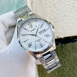 Casio Enticer Day Date Stainless Steel Chain Watch MTP-1384D-7AVDF