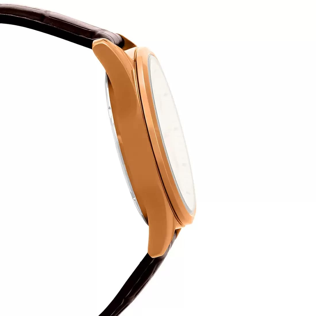 Casio Enticer Day Date Rose Gold Leather Belt Watch MTP-1384L-7AVDF