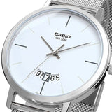 Casio Enticer Date Mesh Chain Watch MTP-B100M-7EVDF