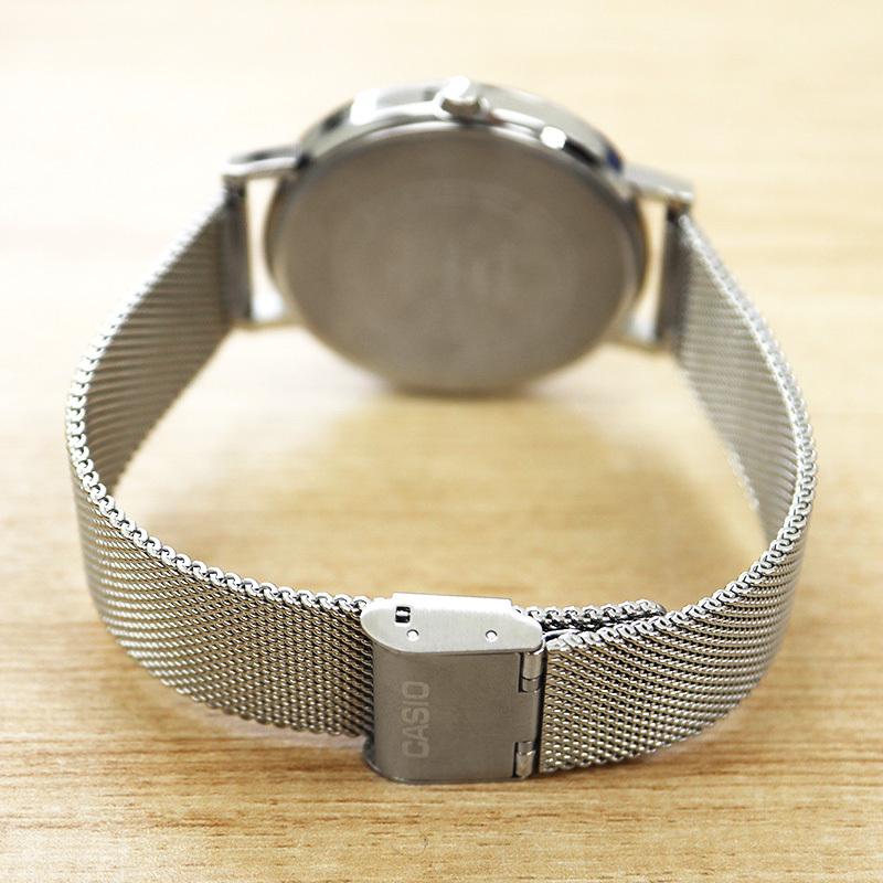 Casio Enticer Date Mesh Chain Watch MTP-B100M-7EVDF