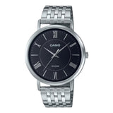 Casio Standard Stainless Steel Silver Chain Watch MTP-B110D-1AVDF