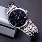 Casio Standard Stainless Steel Silver Chain Watch MTP-B110D-1AVDF