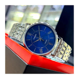 Casio Standard Stainless Steel Silver Chain Watch MTP-B110D-2AVDF