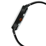 Casio Enticer Day Date Stainless Steel Black Leather Belt Watch MTP-B120BL-1AVDF