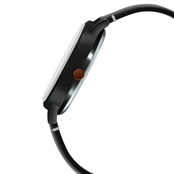 Casio Enticer Day Date Stainless Steel Black Leather Belt Watch MTP-B120BL-1AVDF