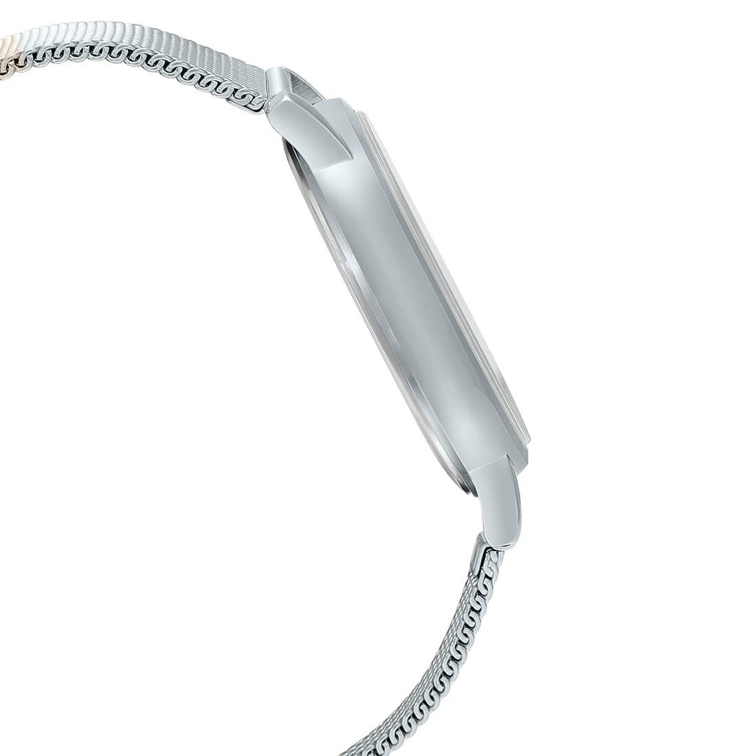 Casio Enticer Day Date Stainless Steel Silver Mesh Chain Watch MTP-B120M-7AVDF