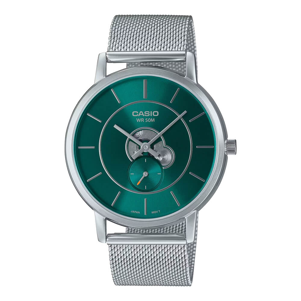 Casio Enticer Side Second Mesh Chain Watch MTP-B130M-3AVDF