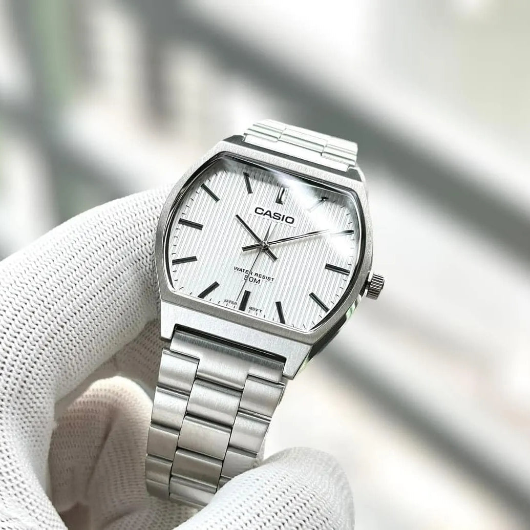 Casio Standard Tonneau Chain Watch MTP-B140D-7AVDF