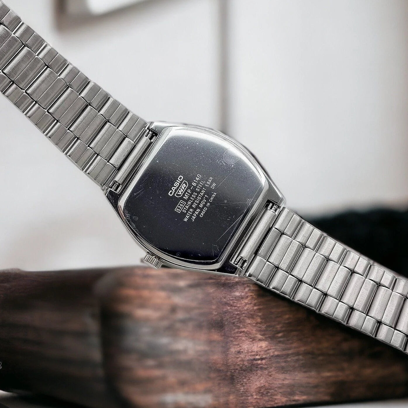 Casio Standard Tonneau Chain Watch MTP-B140D-7AVDF