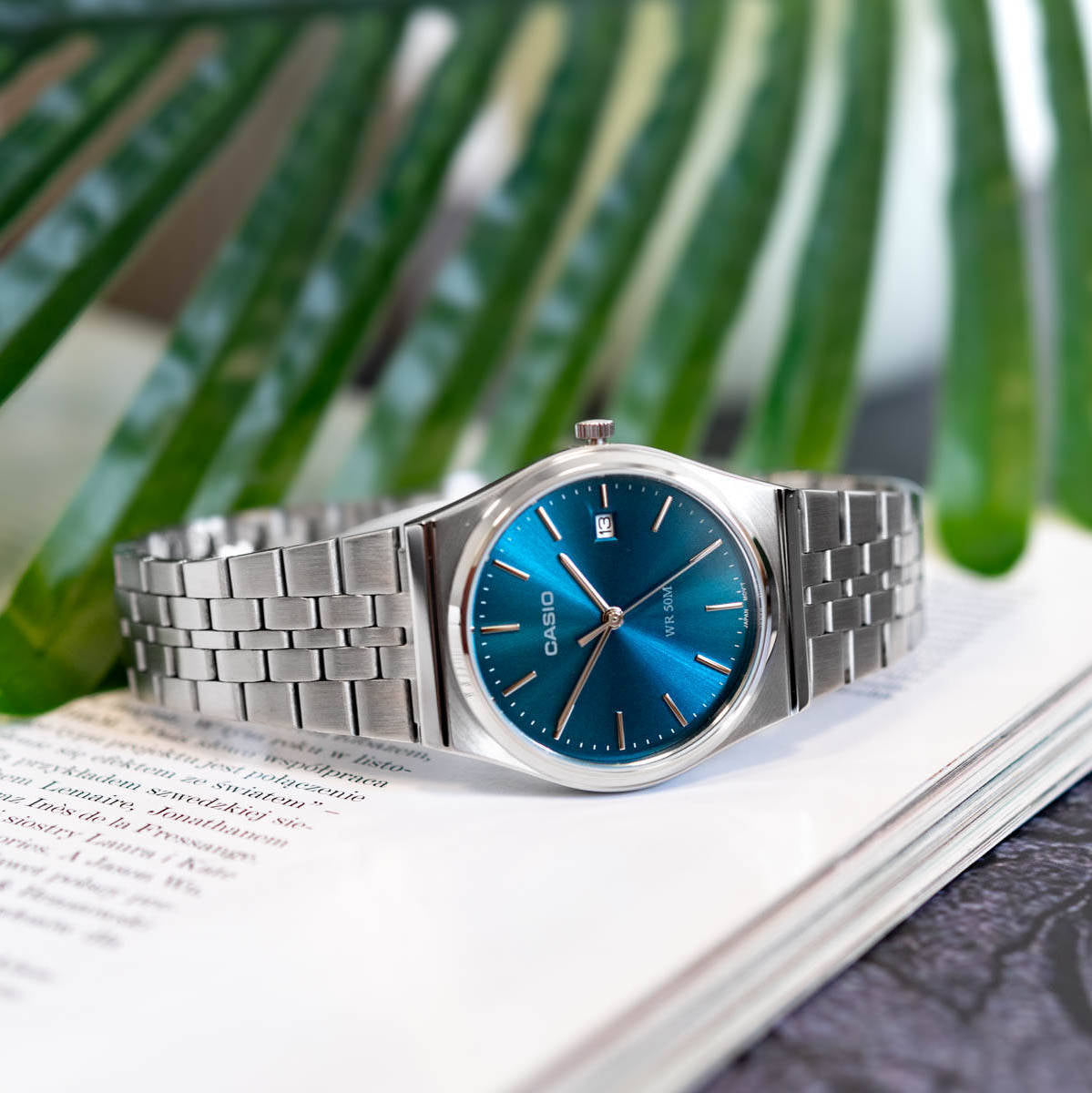 Casio Standard Date Chain Watch MTP-B145D-2A2VDF