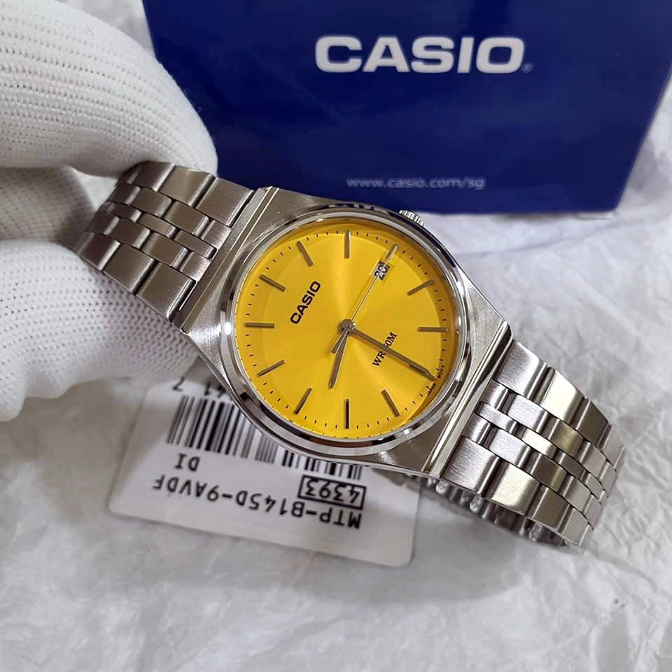 Casio Standard Date Chain Watch MTP-B145D-9AVDF