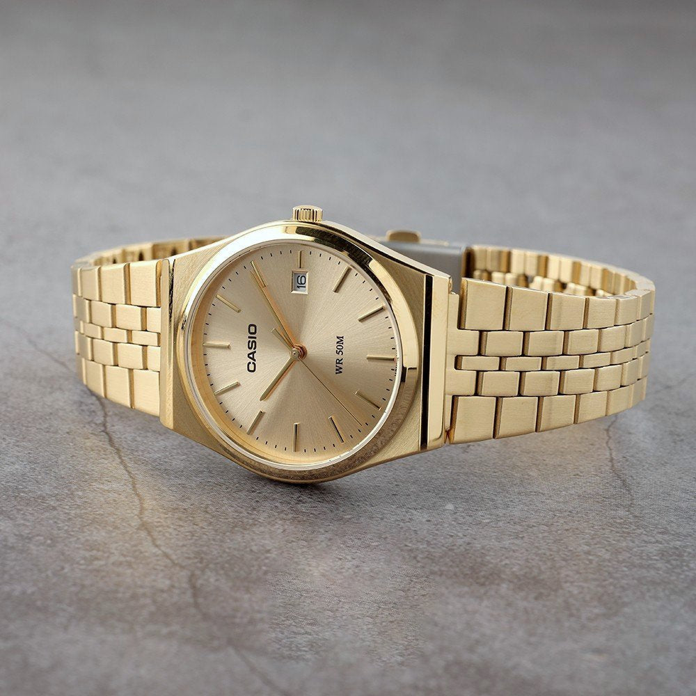 Casio Standard Date Chain Watch MTP-B145G-9AVDF