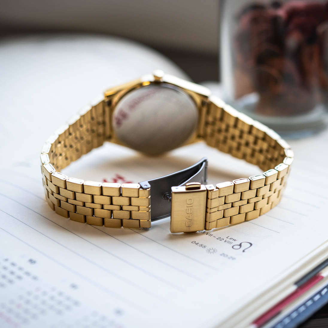 Casio Standard Date Chain Watch MTP-B145G-9AVDF