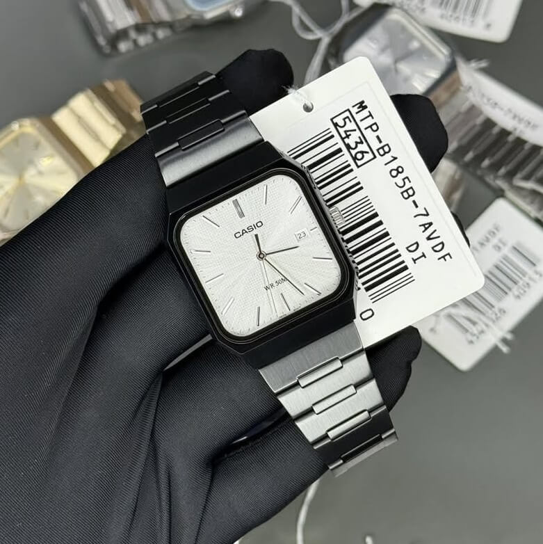 Casio Standard Date Chain Watch MTP-B185B-7AVDF