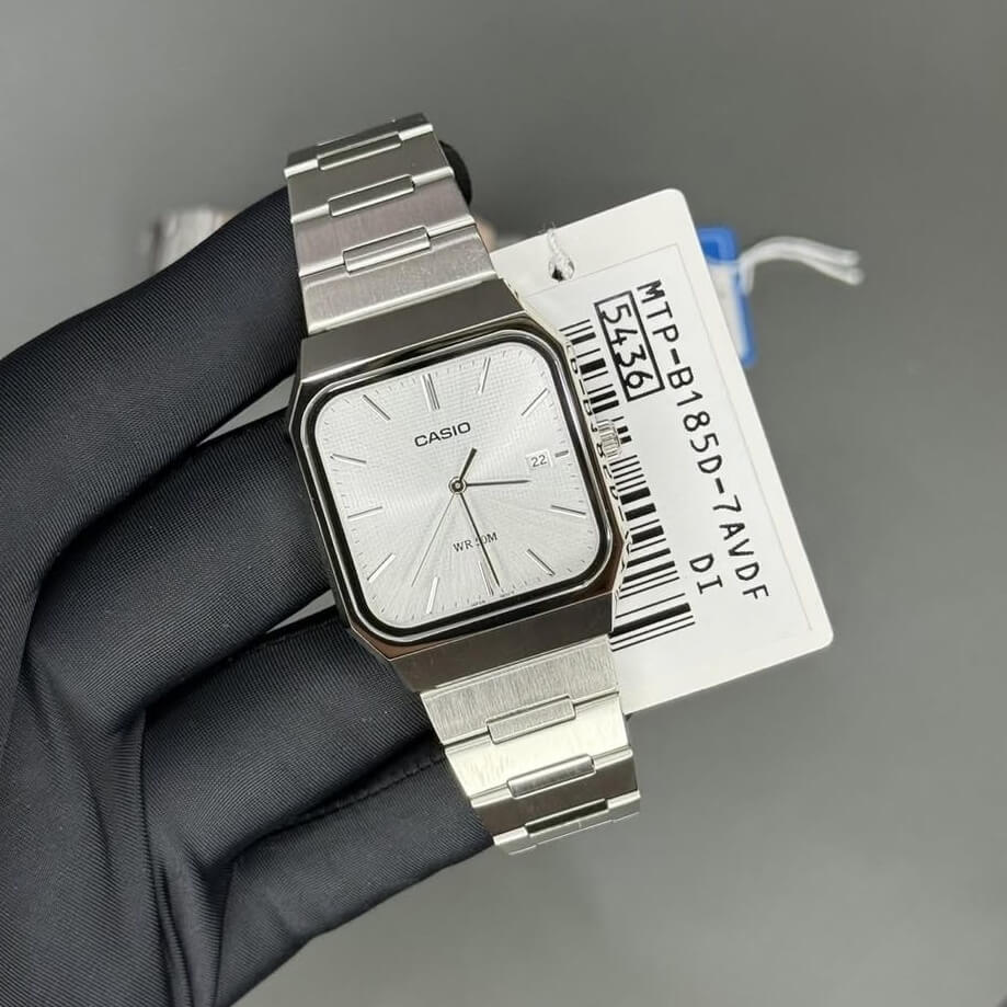 Casio Standard Date Chain Watch MTP-B185D-7AVDF