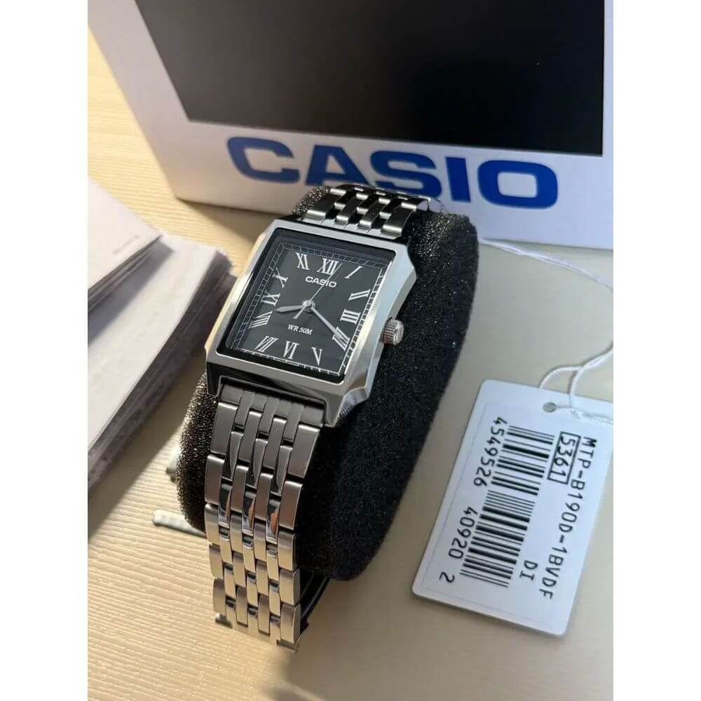 Casio Standard Tank Chain Watch MTP-B190D-1BVDF