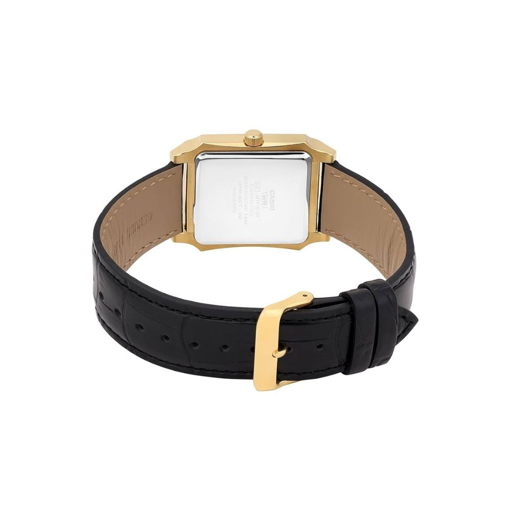 Casio Standard Tank Leather Belt Watch MTP-B190GL-7BVDF