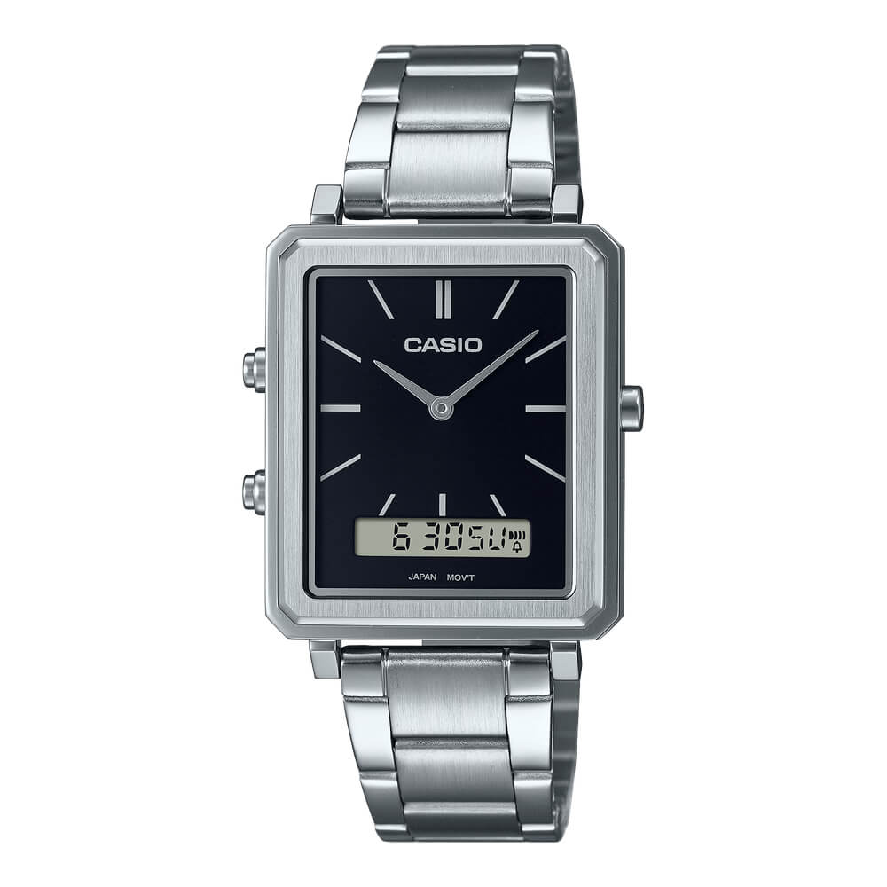 Casio Standard Dual Time Chain Watch MTP-B205D-1EDF
