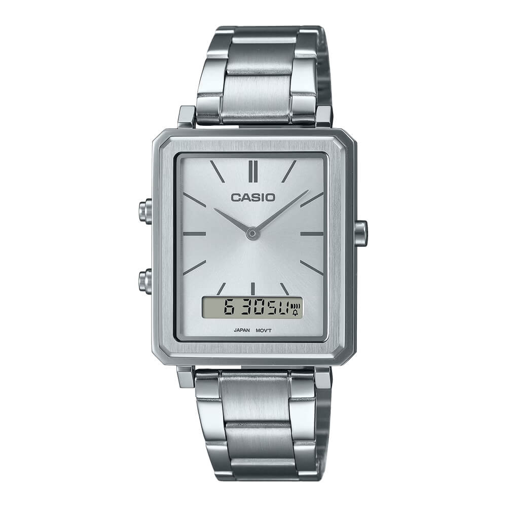 Casio Standard Dual Time Chain Watch MTP-B205D-7EDF