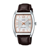 Casio Standard Date Leather Belt Watch MTP-E107L-7ADF