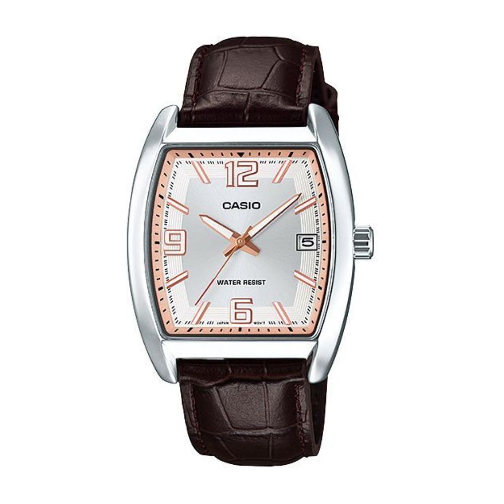 Casio Standard Date Leather Belt Watch MTP-E107L-7ADF
