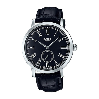 Casio Enticer Side Second Leather Belt Watch MTP-E150L-1BVDF