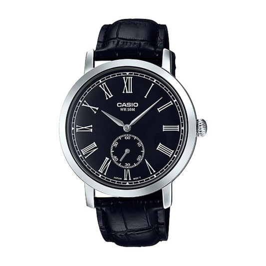 Casio Enticer Side Second Leather Belt Watch MTP-E150L-1BVDF