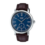 Casio Enticer Side Second Leather Belt Watch MTP-E150L-2BVDF