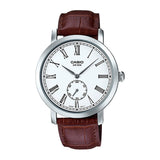 Casio Enticer Side Second Leather Belt Watch MTP-E150L-7BVDF