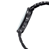 Casio Enticer Date Stainless Steel Black Chain Watch MTP-E173B-1AVDF