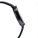 Casio Enticer Date Stainless Steel Black Leather Belt Watch MTP-E173L-7AVDF