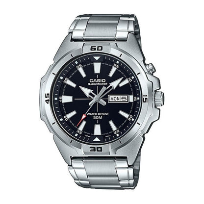 Casio Enticer Day Date Illuminator Chain Watch MTP-E203D-1AVDF