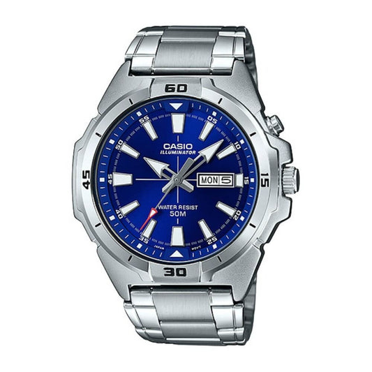 Casio Enticer Day Date Illuminator Chain Watch MTP-E203D-2AVDF