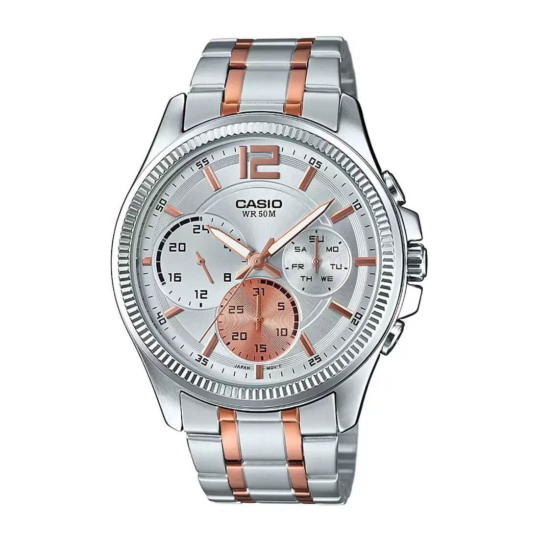 Casio Enticer Multifunction Chain Watch MTP-E305RG-7AVDF