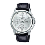 Casio Standard Multifunction Leather Belt Watch MTP-E307L-7AVDF