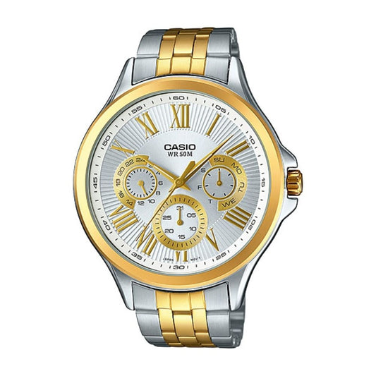 Casio Enticer Multifunction Chain Watch MTP-E308SG-7AVDF